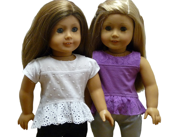 Doll Originals City Girl Hi-Lo Peplum Top Pattern