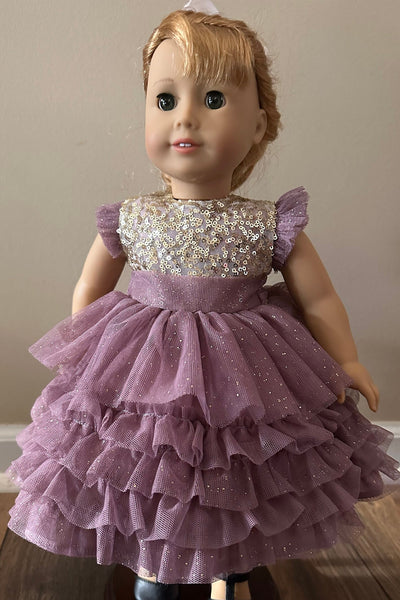 Holidays and Celebrations Ruffle Dress Pattern for 18" dolls